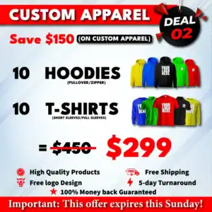 Deal 2 - Custom Apparel